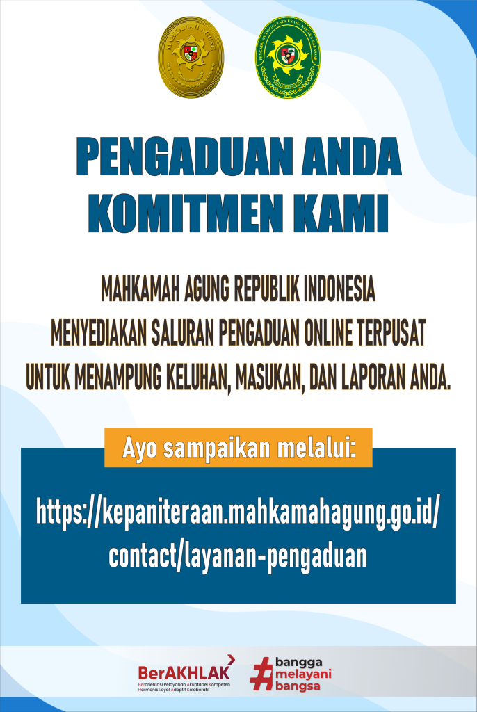 Prosedur Pengaduan Kepaniteraan Mahkamah Agung RI