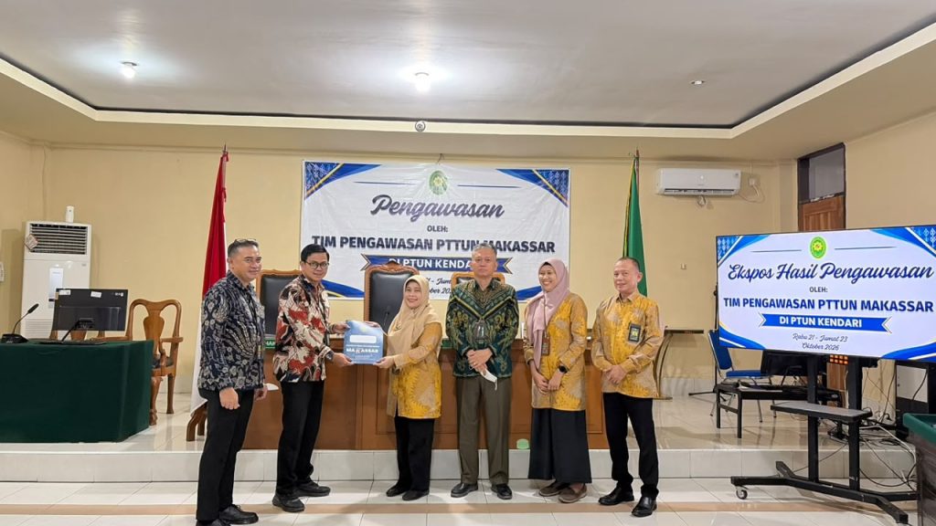 Pengawasan PTUN Kendari 23 Okt 2026