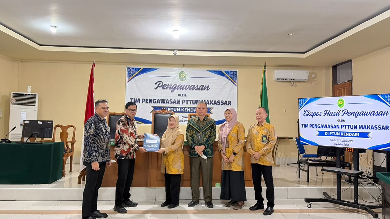 Pengawasan PTUN Kendari 23 Okt 2026