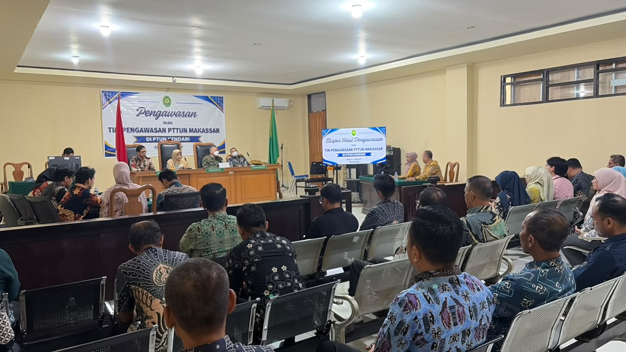 Pengawasan PTUN Kendari 23 Okt 2026